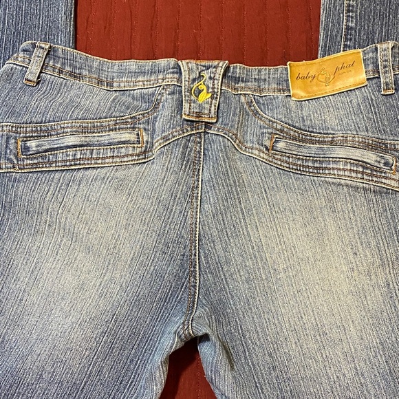 Baby Phat Women’s Blue Wash Denim Bootcut Jeans Size Junior 13 - Picture 12 of 16